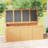 60“ Solid Wood Deck Box Outdoor Storage Bench For Patio And Backyard