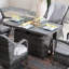 4 - Person Wicker Patio Dining Set with Rectangular Table-785927522-785927325