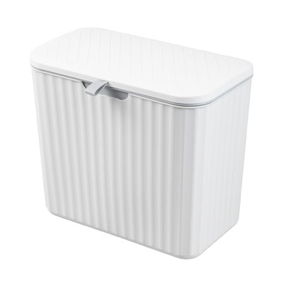 Plastic Open Kitchen Trash Can - 7L