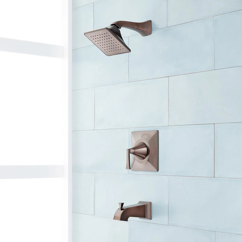 Vilamonte Pressure Balance Tub and Shower Set, Oil Rubbed Bronze