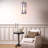 Pendant Rockefeller Bronze Highlight Finish White Glass
