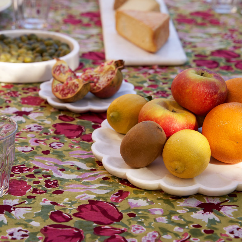 Jardine Tablecloth, 90" Square