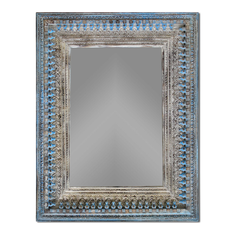 Keepler Wood Rectangle Wall Mirror