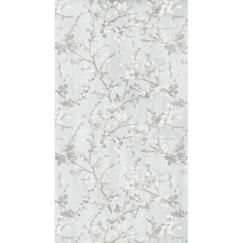 Bordure florale pelez et collez, L 132 po x l 72 po