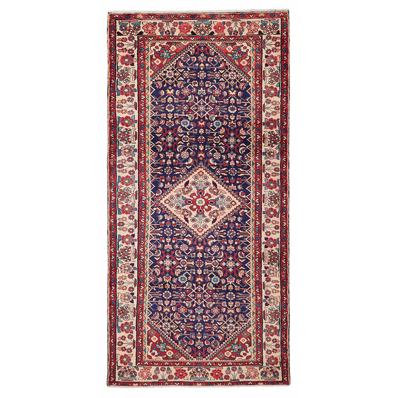 Tapis bleu marine Andelz 4 pi 9 po x 9 pi 10 po