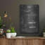 «Pocket Knife Blueprint Vernis Chalkboard», art mural en métal-1632440663