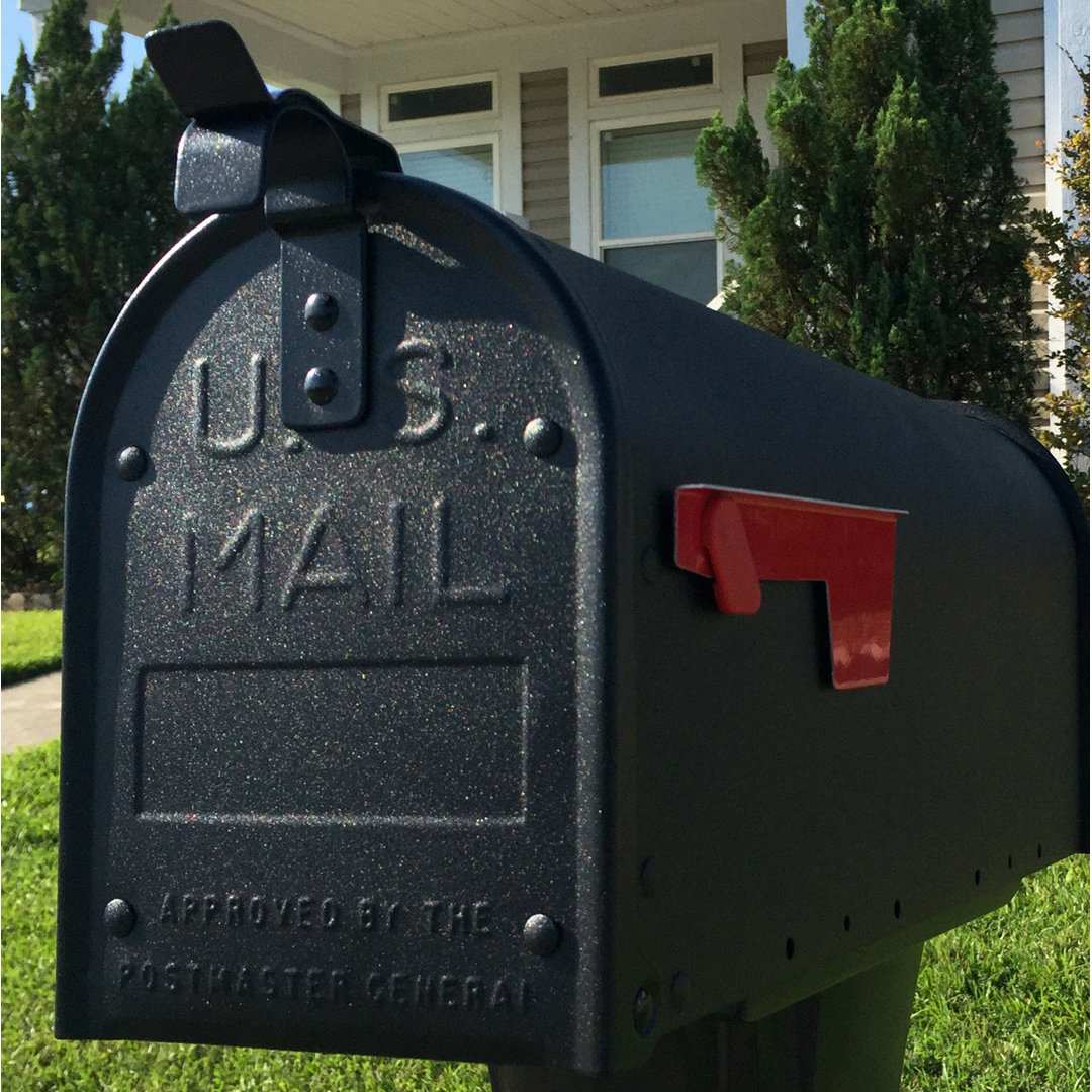Admiral Aluminum Post Mounted Mailbox Architectural Mailboxes Mailbox 