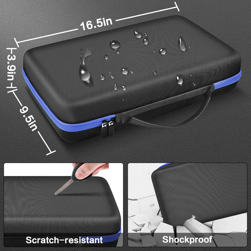 Bridgeport Pocket Knife Display Case Storage Box., Blue/Grey
