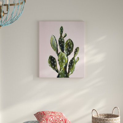 « color cactus v », peinture sur toile