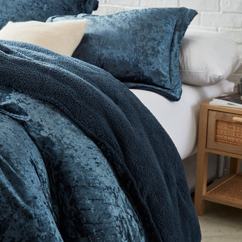 Baffle Box Stitch Bedding Set, Twin XL Comforter + 1 Sham