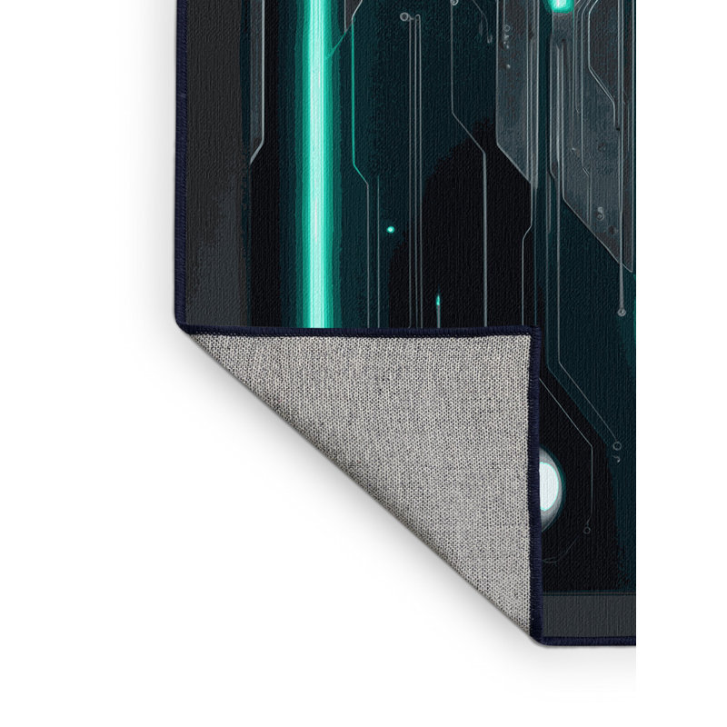 Void Cluster Rug, Round 3'