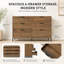Iron 6 - Drawer Rectangle Accent Chest