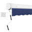 Auvent rétractable avec cassette Awntech Key West-10768220-116053196-116053216