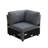 Queenie Sackcloth 6-Pieces Living Room Sofa Bed