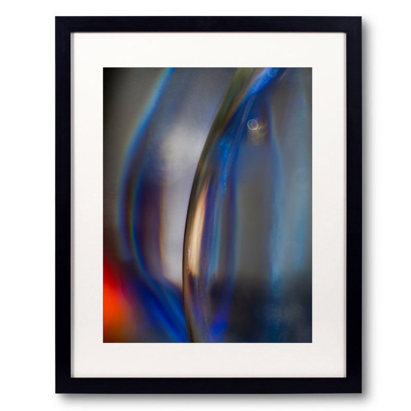 Abstract 14 - Through A Glass Lightly Print by Harold Davis, Black Framed Paper, 21.2" H x 17.2" W