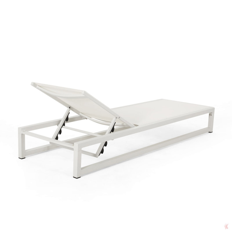 Chaise longue d'extérieur VENISE CHAISE, Blanc