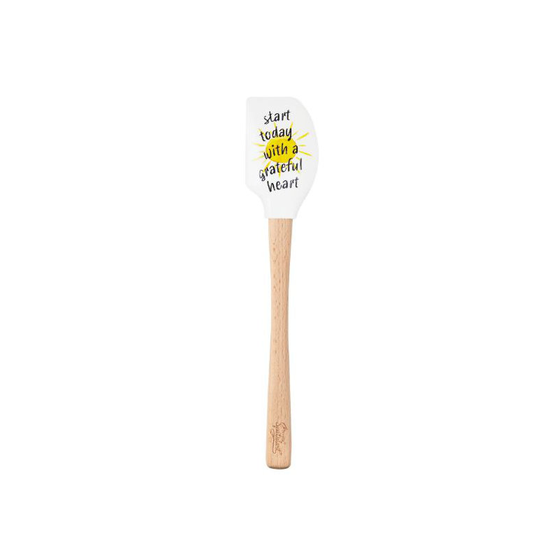 Spatulart® Grateful Heart Wood Handled Spatula