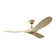 Maverick Smart 52 Celing Fan in Burnished Brass with Washed Blades