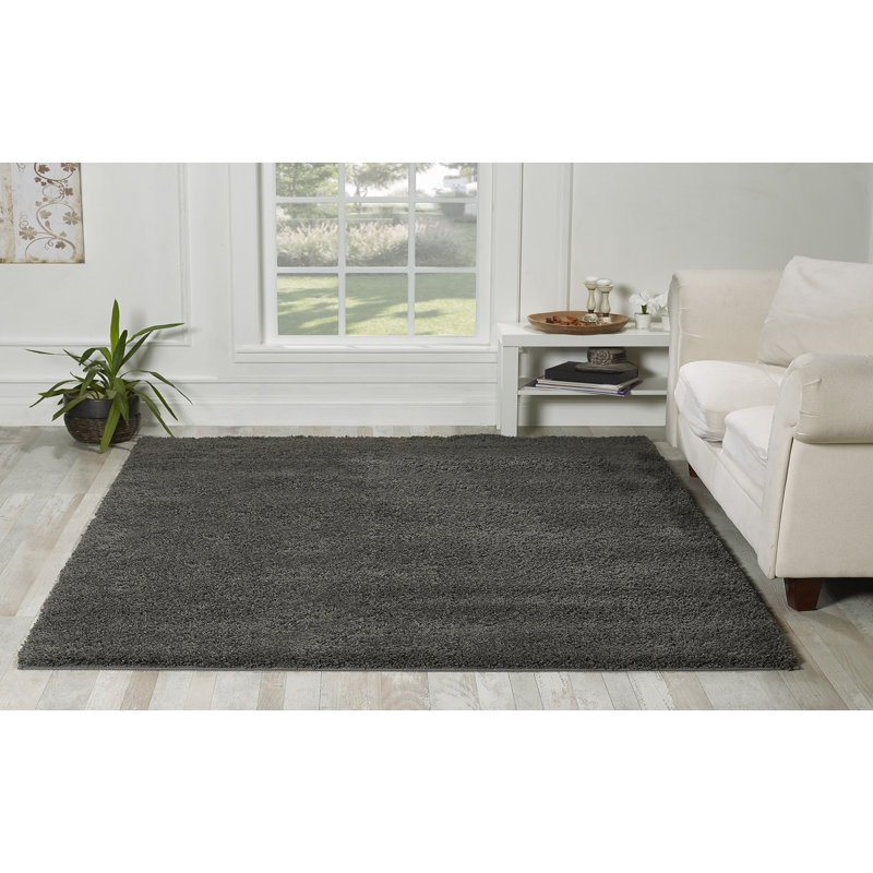 Cellus Solid Colour Shag Area Rug, Rectangle 80 x 150cm