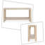 Console moderne en bois avec tablette ouverte-2144150036