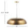 1 - Light Gold Single Pendant