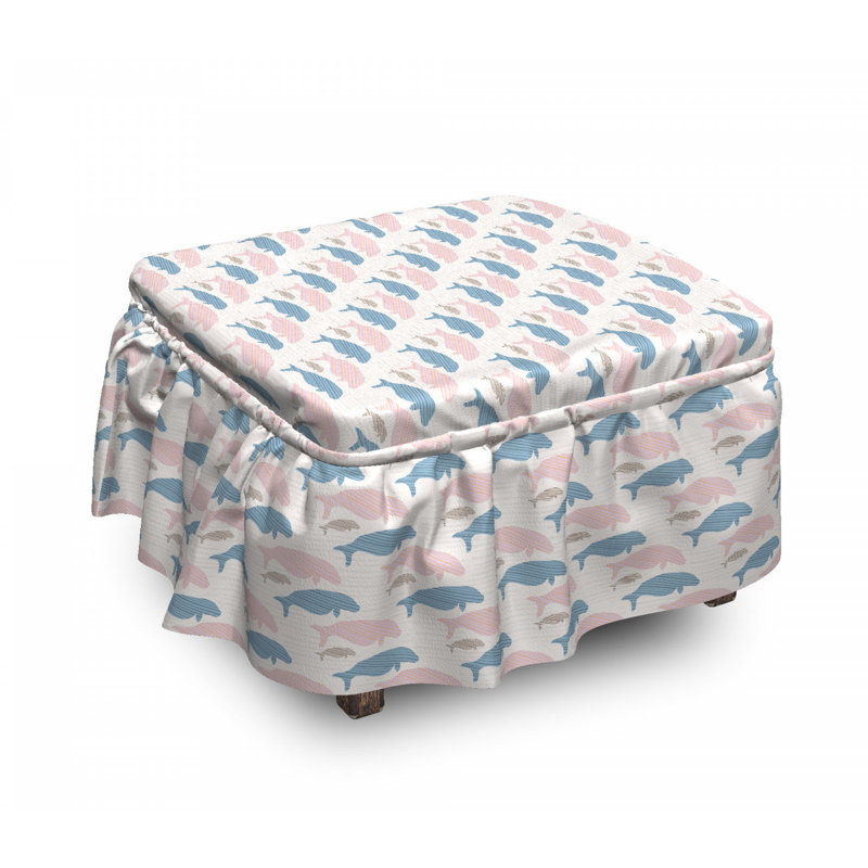 Housse pour repose-pieds sea animaux