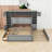 Wooden Platform Bed With 2 Drawers and Trundle and Cabinet-645334668-645334671-608654780