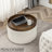 Brichelle 24'' Wide Modern Round Upholstered Ottoman-805051348