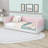 Twin Upholstered Floor Bed with Armrests-129345885