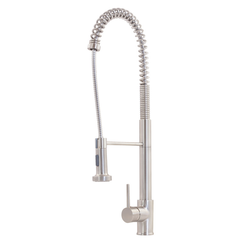 Novatto Pull Down Kitchen Faucet, Brushed Nickel