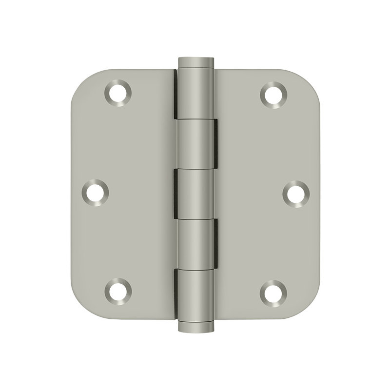 0.8'' x 2.5'' Brass Butt Bearing Hinge, Gray