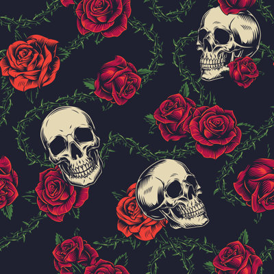" Tattoos Seamless Pattern "