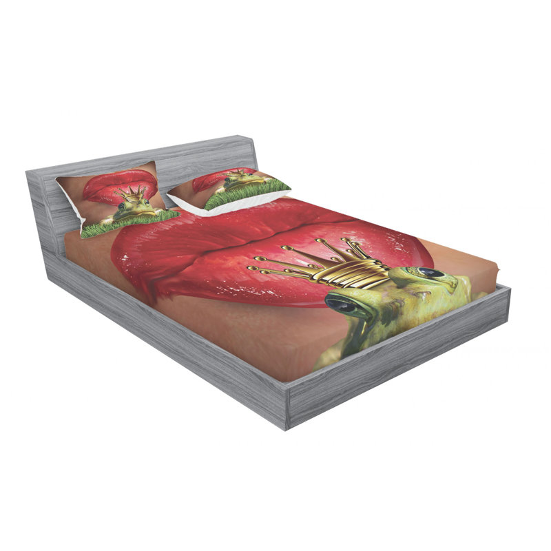 Microfiber Sheet Set, Queen Sheet Set with Fitted Sheet
