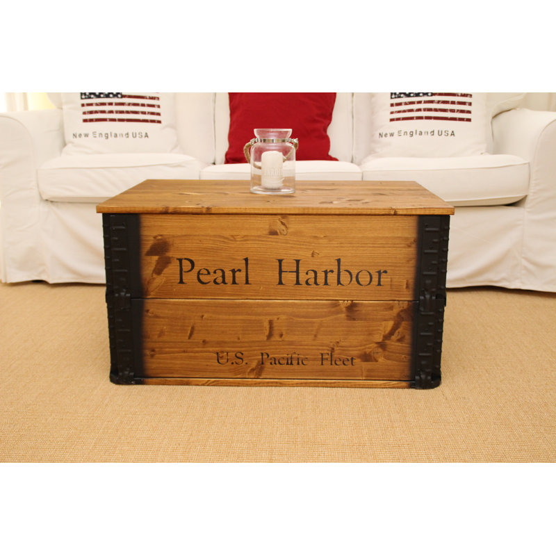 Kaiden Solid Wood Coffee Table