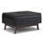 Owen 34"W Upholstered Mid-Century Modern Rectangular Flip-Top Ottoman with Tray Top-1559455265