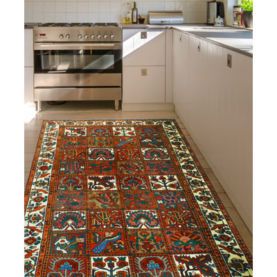 Khurram Distressed Norris Red Rug
