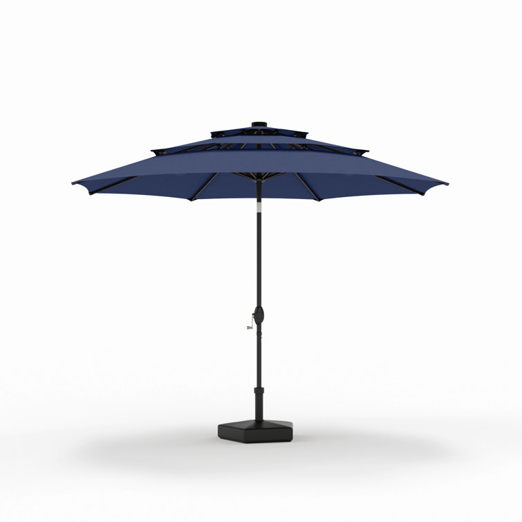 120'' Tilt Market Umbrella With Base
