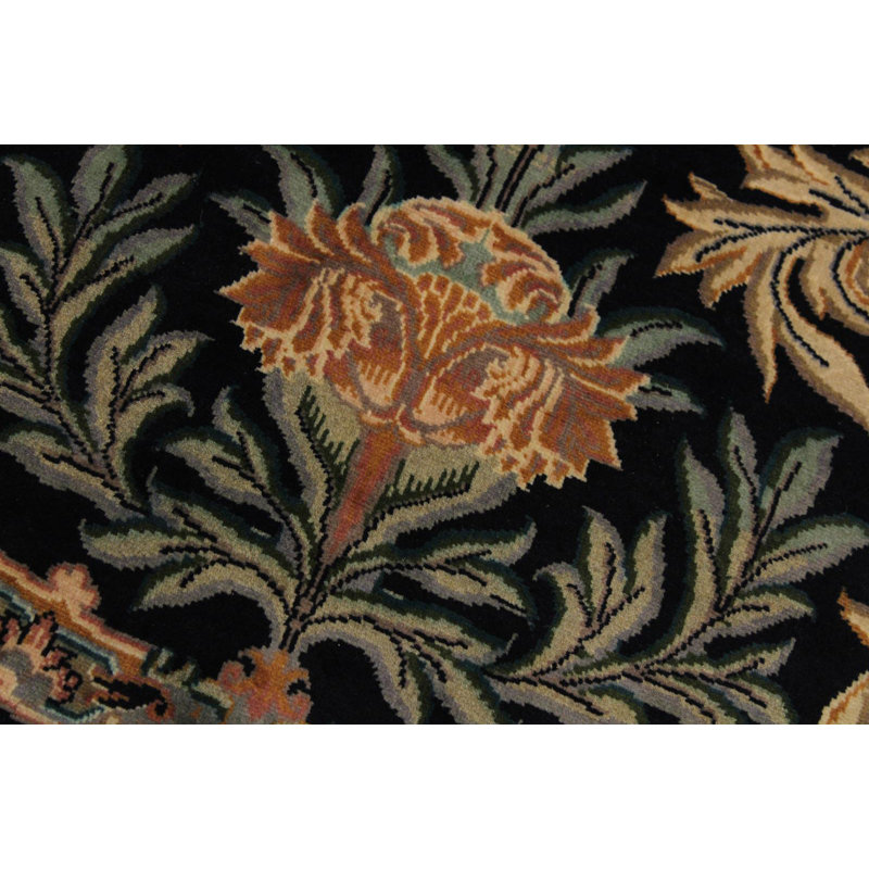 Euben Wool Floral Indoor Rug