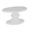 Table de bout en pavé moderne 30 po x 21 po x 15 po - blanc ultrabrillant (seulement avec table basse)-2107760892