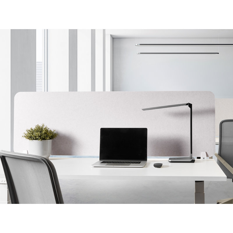 Desk Dividers, 50cm H x 160cm L, Off White