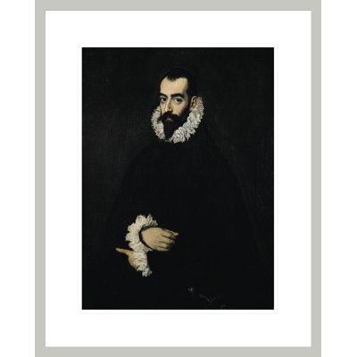 Portrait of Juan Alfonso de Pimentel y Herrera 8th Conde de Benavente (d.1621) by El Greco -Framed Giclee Print