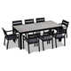 Vivant Rectangular 8 - Person 82'' Long Dining Set with Sunbrella Cushions