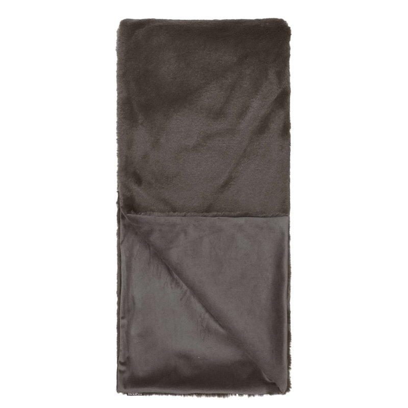 Furocious Throw Blanket, Gray Brown