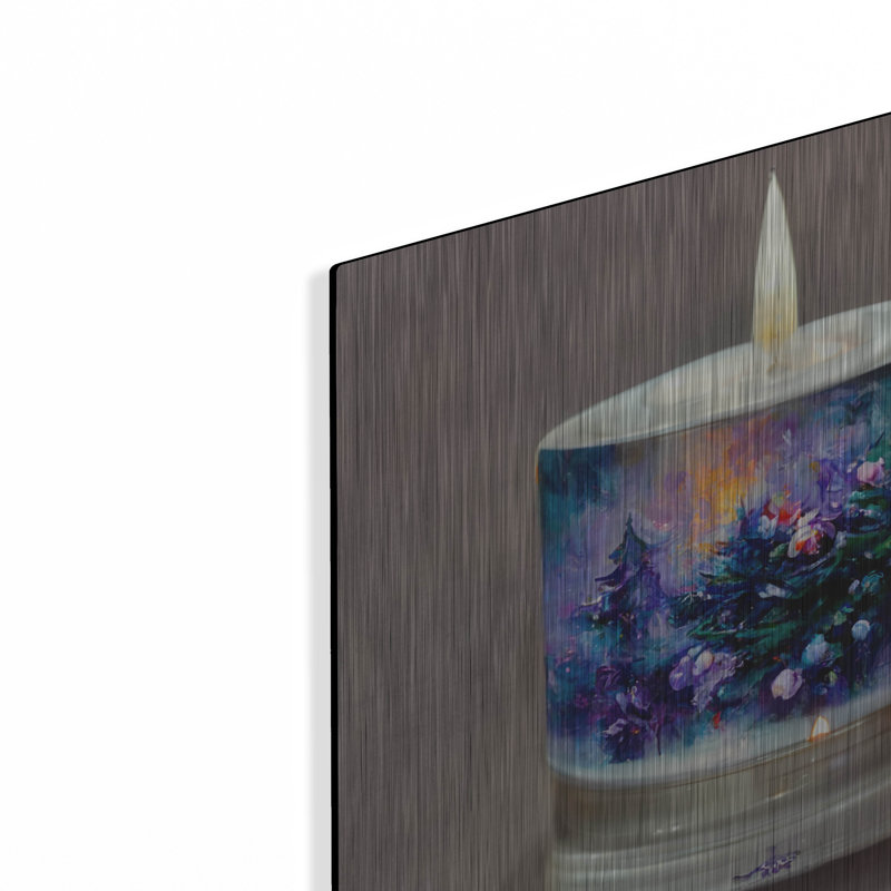 «Christmas Candle 5» par Tanya Mavric, H 12 po x l 12 po