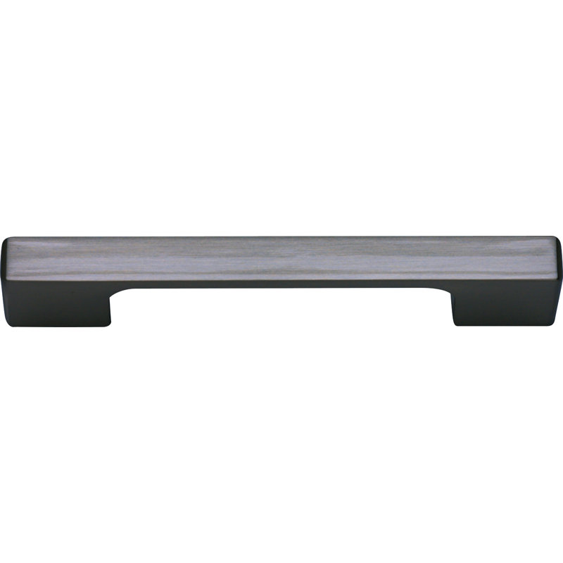 Matte Black and Brushed Nickel Modern Bar Handle