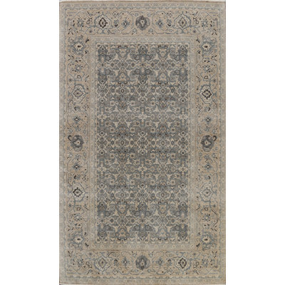 Tapis oriental en laine brun clair Oriental