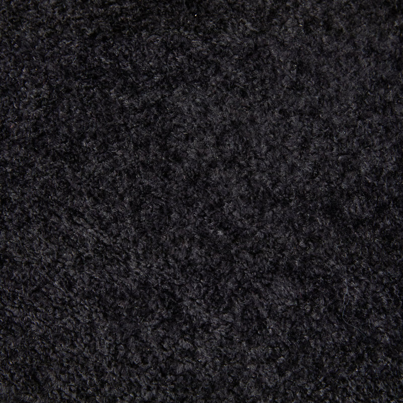 50.2" W Upholstered Channel Tufted Accent Loveseat, Black