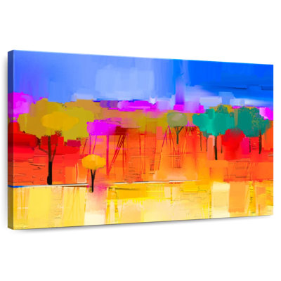 Arbres printaniers colorés Avery