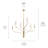 Steel Dimmable Classic / Traditional Chandelier-463965142-463965143-463965140