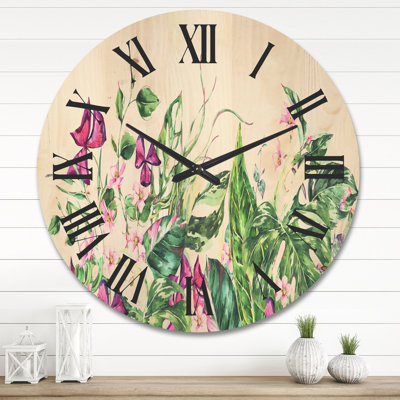 Solid Wood Wall Clock